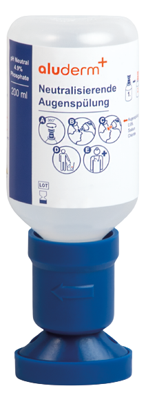 aluderm neutralisierende Augenspülung pH neutral 4.9% Phosphate 200 ml