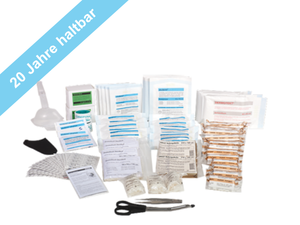 Söhngen Erste Hilfe Füllung nach ÖNORM Z 1020:2025 - mit 20 Jahre haltbaren Sterilprodukten*