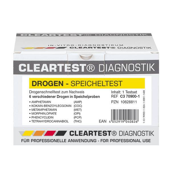 Cleartest Drogen-Speicheltest (5 Tests)