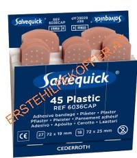Salvequick Refill 6036, 45 wasserfeste Pflasterstrips