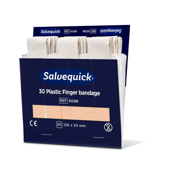 Salvequick langer Fingerverband 12 x 2 cm Detectable 6796