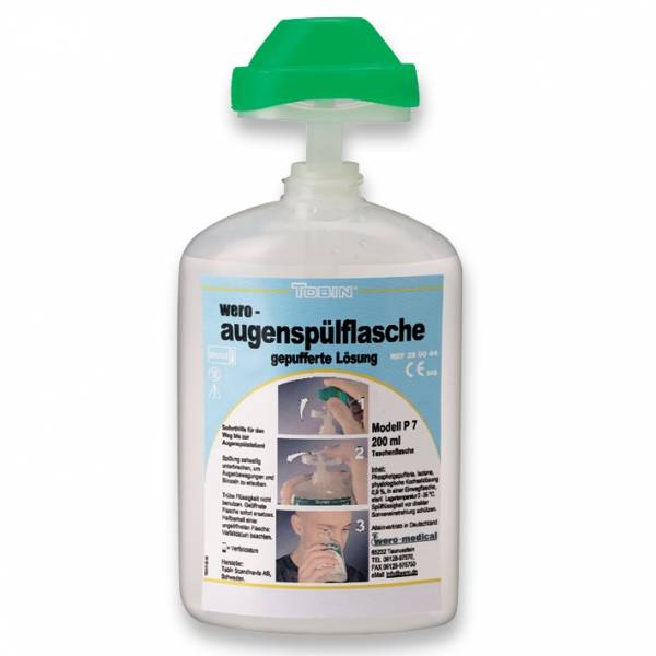 mobile Augenspülflasche steril, 200 ml, Wero