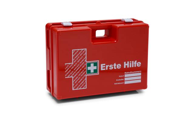 ERSTE HILFE KOFFER &quot;MULTI&quot; orange mit Füllung ÖNORM Z1020:2025