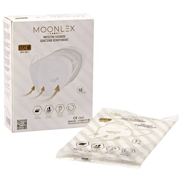 FFP2 Maske, weiß, einzeln eingeschweißt, einzeln foliert
