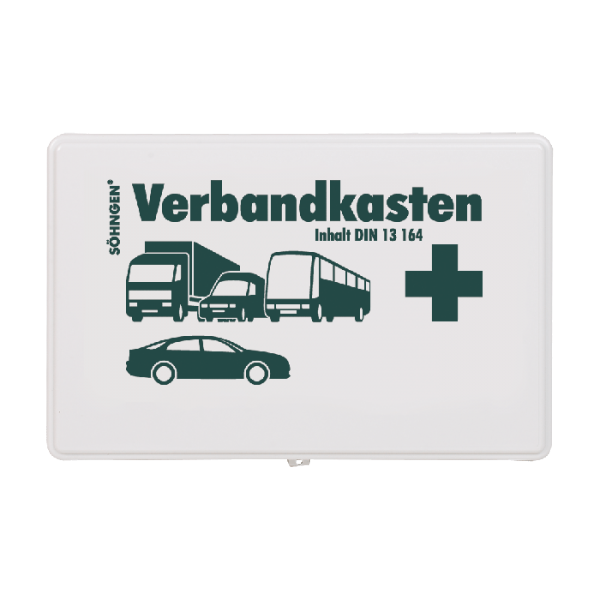 Söhngen KFZ-Verbandkasten KU-weiß mit Füllung Standard DIN 13164
