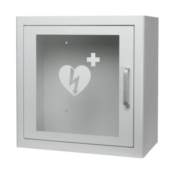 Indoor-Wandschrank für Defibrillatoren aus Metall mit Alarm