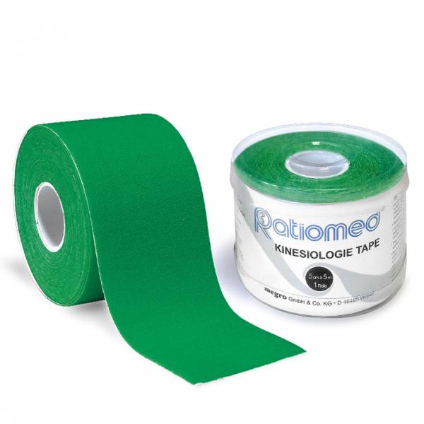 Kinesiologie-Tape ratiomed, grün, 1Stk./Pkg., 5mx5cm