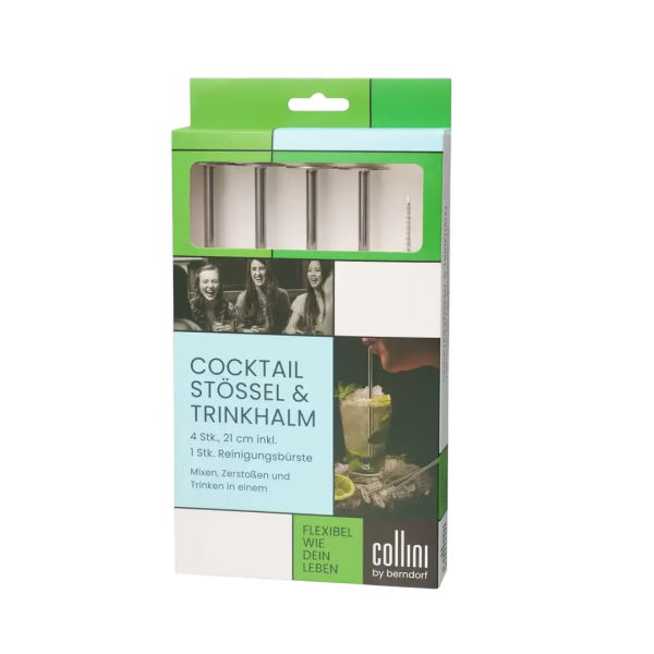 Cocktailstössel &amp; Trinkhalm COLLINI