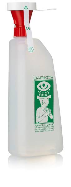 Barikos Augenspülflasche, gefüllt mit 620 ml steriler Spüllösung