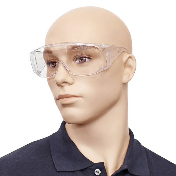 Schutz- und Überbrille mit Seiten- und Augenbrauenschutz - LAGERWARE -