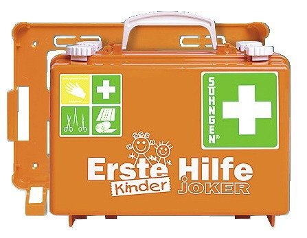 Erste Hilfe Koffer Kinder inkl. ÖNORM Z 1020 Komplettfüllung und  branchenspez. Zusatz