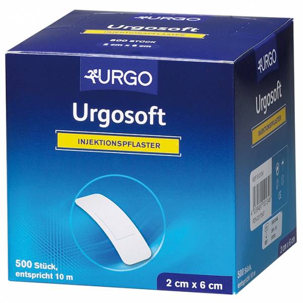 Urgosoft Injektionspflaster, 2 x 6 cm, rundum klebend (500 Stck.)