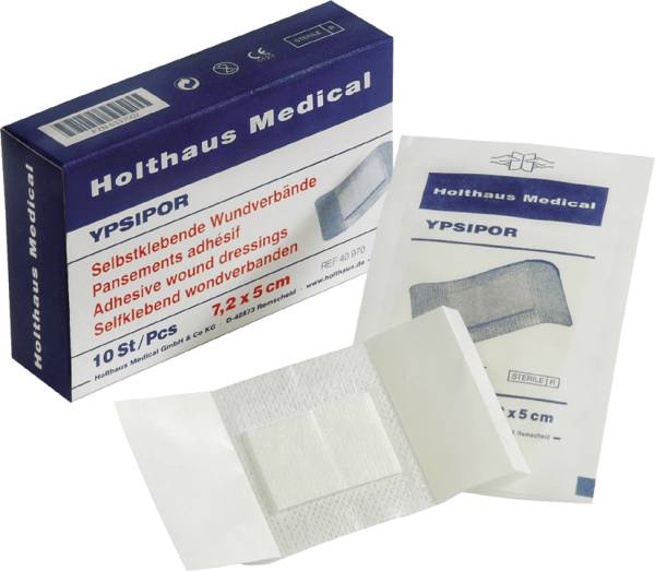 YPSIPOR Wundverband 50 Stück steril 8 x 10 cm kurzes MHD: 03/2026