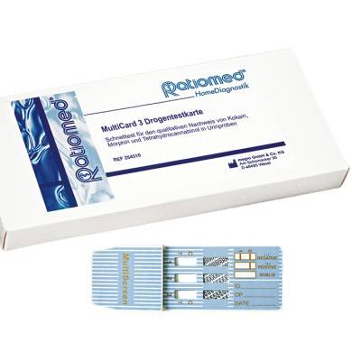 ratiomed Drogentest MultiCard 3 (1 Testkarte)