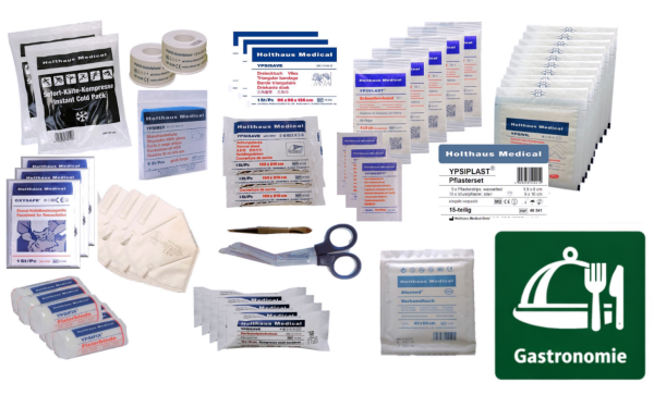 Komplettfüllung GASTRONOMIE / HOTEL / LEBENSMITTEL mit Erweiterungs-Set