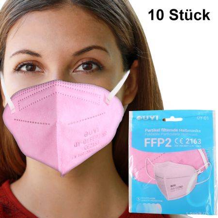 FFP2 Atemschutzmaske Pink - STEUERFREI!