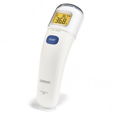 OMRON Infrarot - Stirnthermometer berührungslose Messung Gentle Temp 720