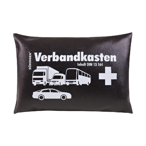 Söhngen KFZ-Verbandkissen schwarz mit Füllung Standard DIN 13164