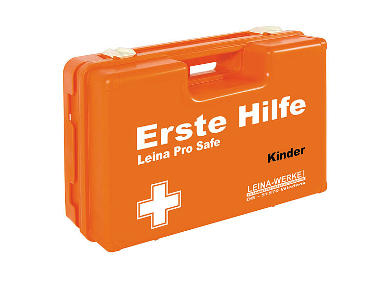 Erste Hilfe Koffer Kinder inkl. ÖNORM Z 1020 Komplettfüllung und  branchenspez. Zusatz